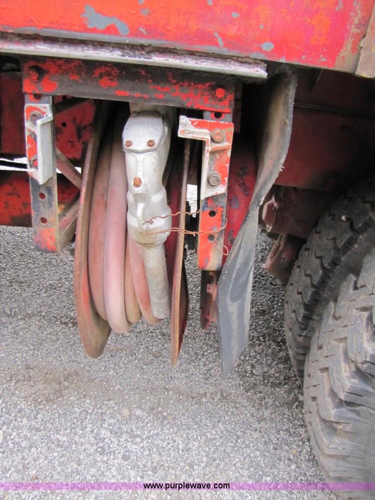 image for item 3349 1970 Autocar fuel lube semi truck