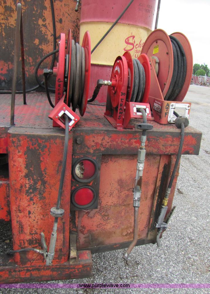 image for item 3349 1970 Autocar fuel lube semi truck