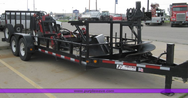 image for item 5011 Toro mini skid steer, attachments and custom trailer