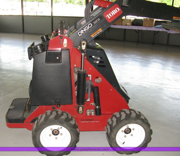 image for item 5011 Toro mini skid steer, attachments and custom trailer