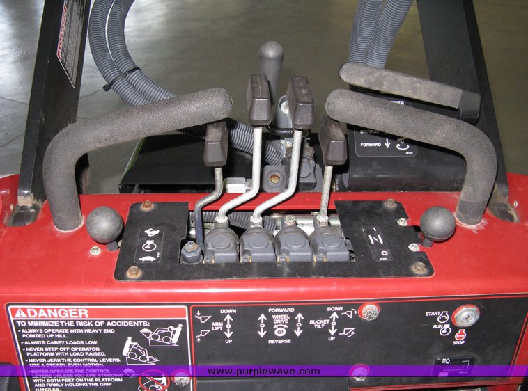 image for item 5011 Toro mini skid steer, attachments and custom trailer