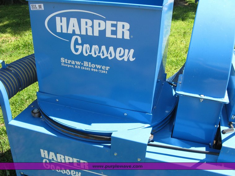 Harper Goossen SB1300 straw blower in Goddard, KS Item 5014 sold