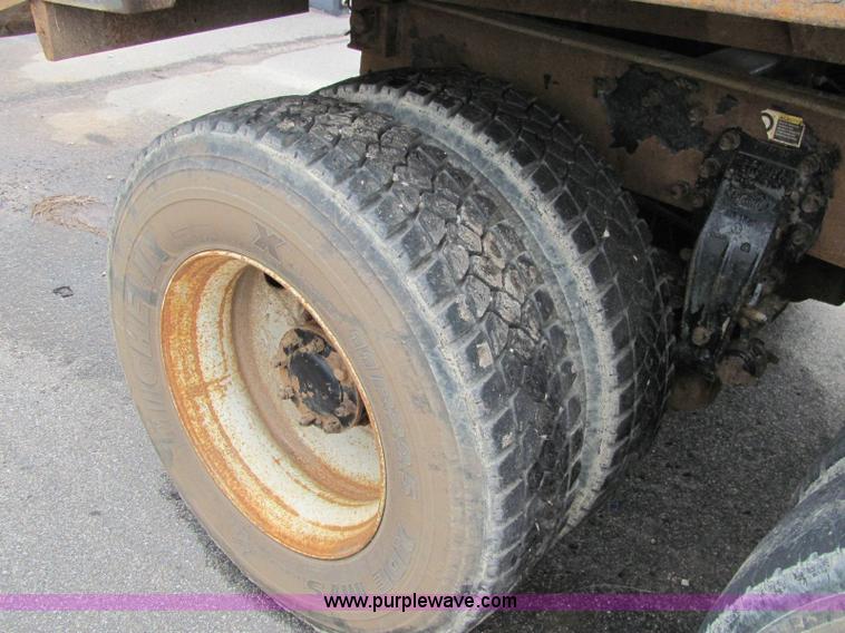 image for item 6123 2003 Peterbilt Conventional 330 tandem axle dump truck