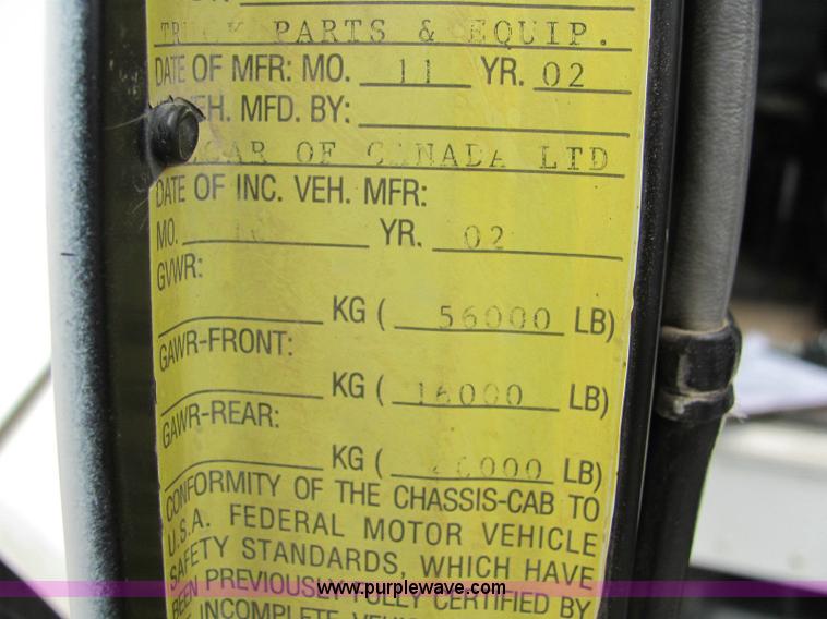 image for item 6123 2003 Peterbilt Conventional 330 tandem axle dump truck