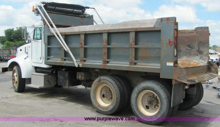 image for item 6125 2003 Peterbilt Conventional 330 Tandem axle dump truck