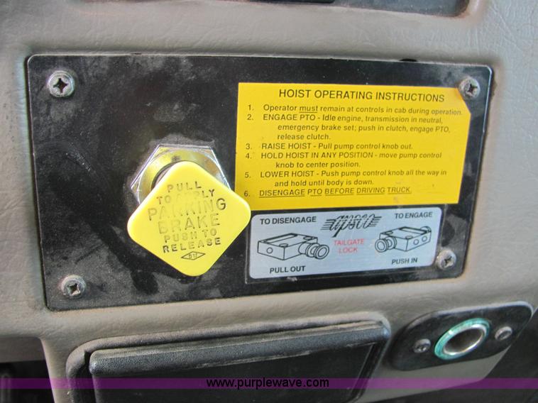 image for item 6173 2003 Peterbilt Conventional 330 tandem axle dump truck