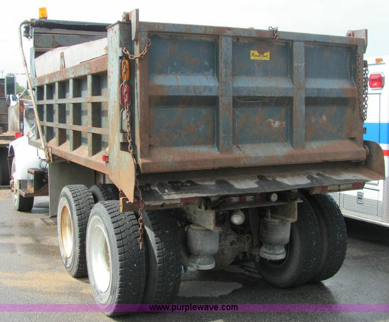 image for item 6174 2001 Peterbilt Conventional 330 tandem axle dump truck