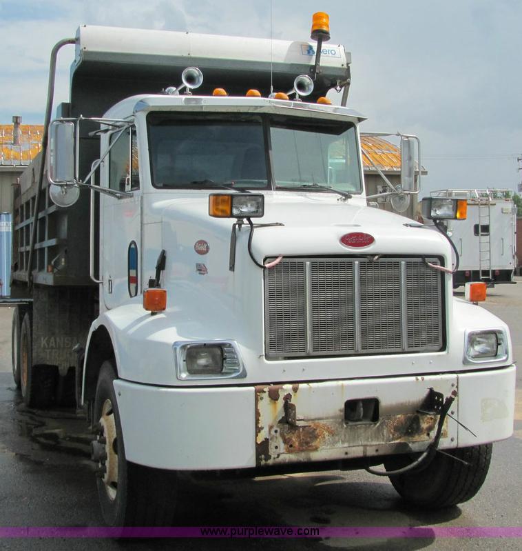 image for item 6174 2001 Peterbilt Conventional 330 tandem axle dump truck