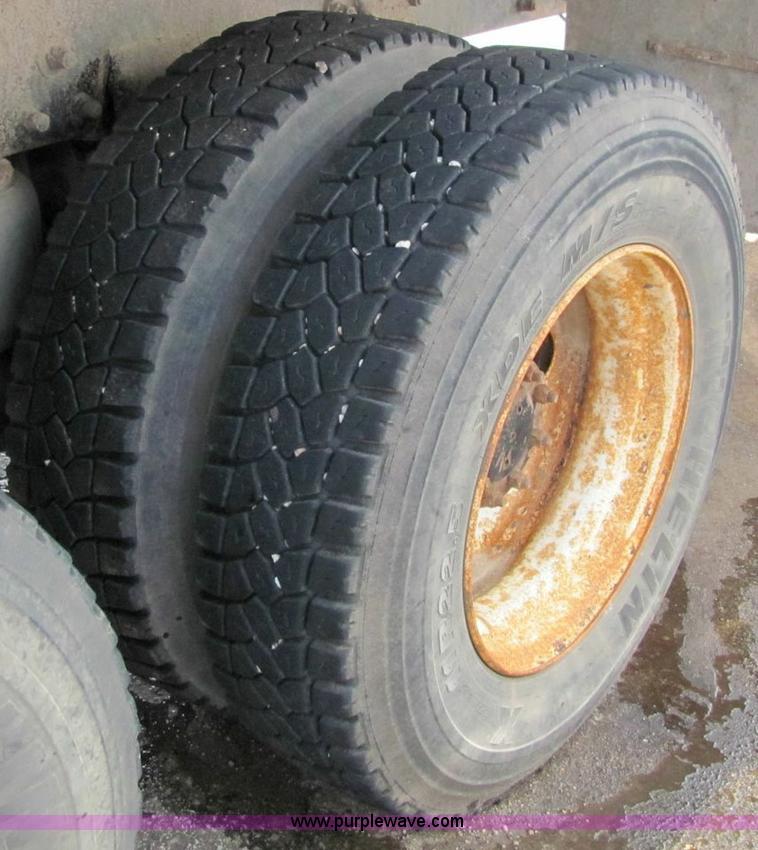 image for item 6174 2001 Peterbilt Conventional 330 tandem axle dump truck