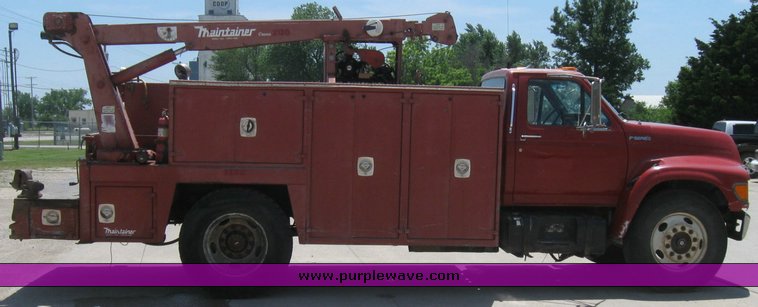 image for item 7260 1998 Ford F800 mechanics truck