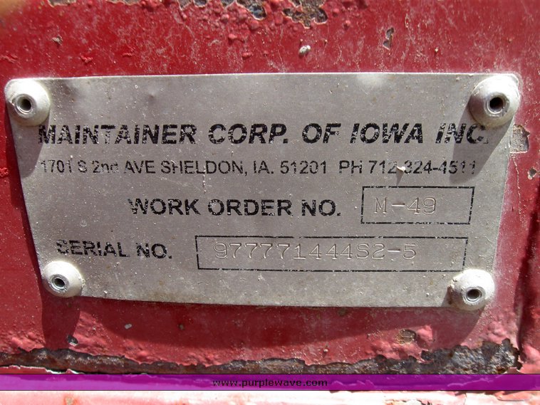 image for item 7260 1998 Ford F800 mechanics truck