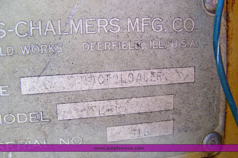 image for item 8501 Allis Chalmers TL14 wheel loader