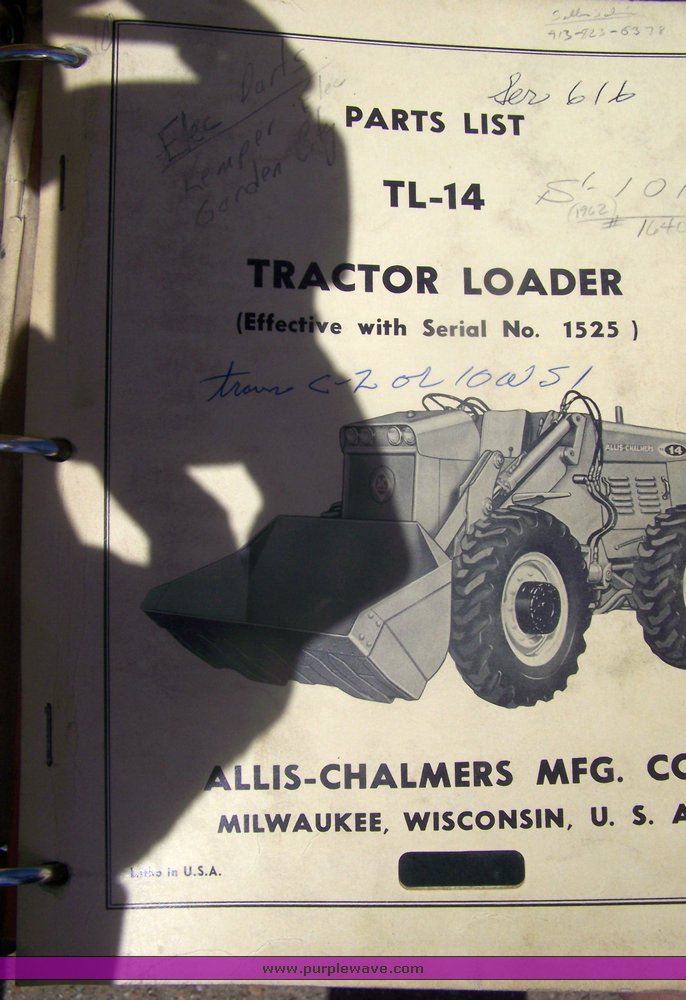 image for item 8501 Allis Chalmers TL14 wheel loader