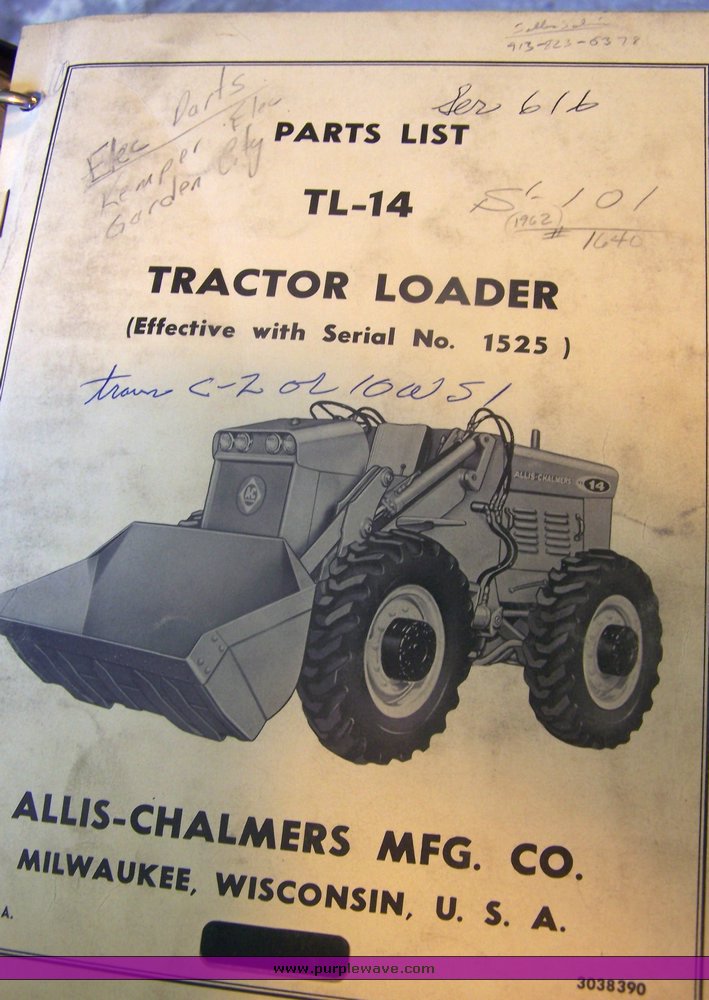 image for item 8501 Allis Chalmers TL14 wheel loader