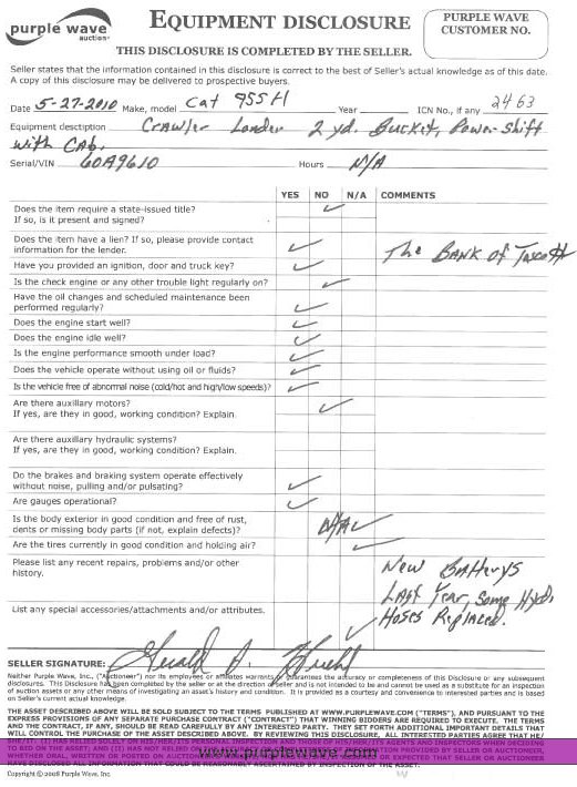 image for item 2463 1965 Cat 955H crawler loader