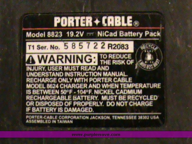 image for item 1005 Porter Cable 19.2 volt 1/2" drill