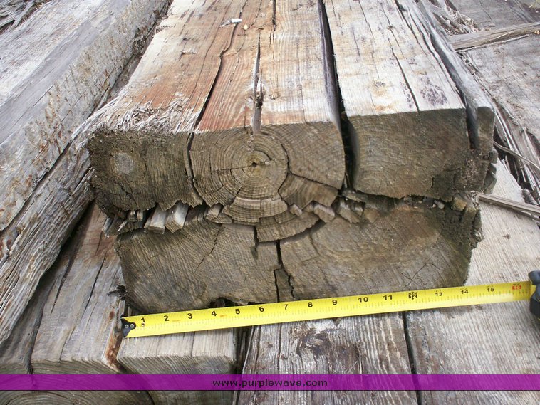 image for item 1006 (20) 8" x 15" x 24' creosote timbers