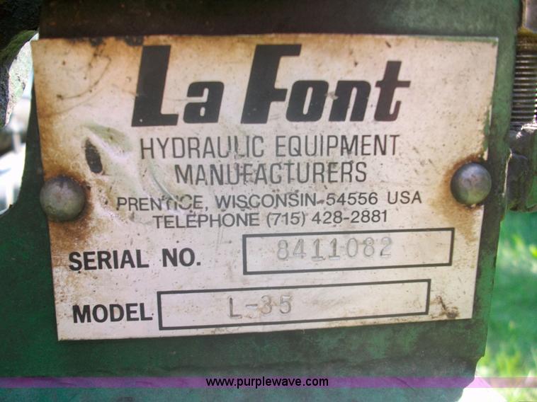 image for item 1021 Green Machine L35 log splitter