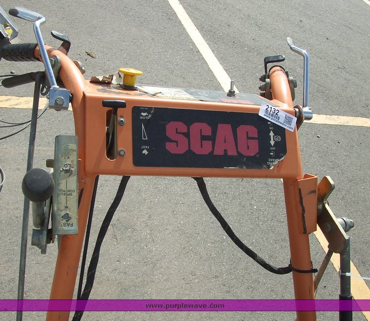 image for item 2132 SCAG walk behind mower