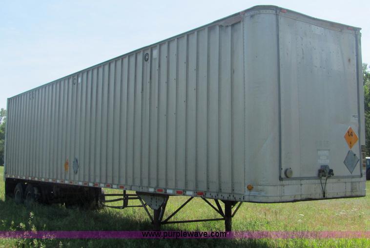image for item 4613 1971 Great Dane 45' enclosed trailer