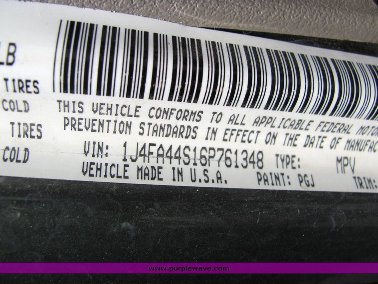 image for item 6110 2006 Jeep Wrangler