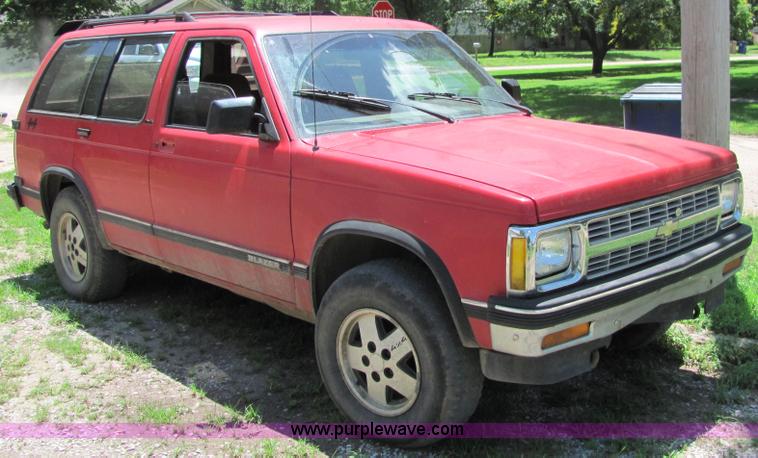 image for item 6191 1992 Chevrolet S10 Blazer