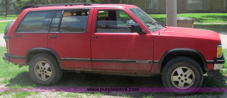 image for item 6191 1992 Chevrolet S10 Blazer