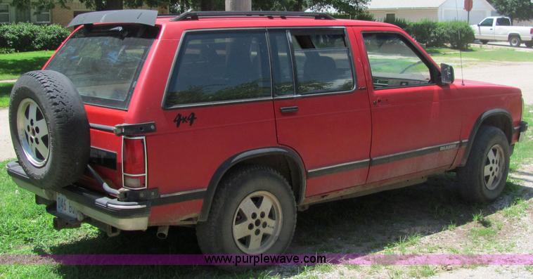 image for item 6191 1992 Chevrolet S10 Blazer