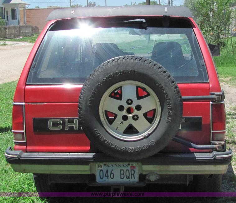 image for item 6191 1992 Chevrolet S10 Blazer