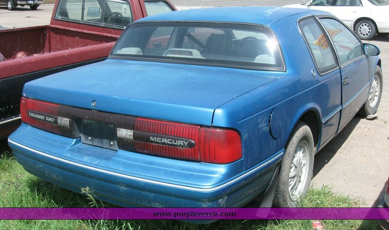 image for item 6836 1993 Mercury Cougar XR7