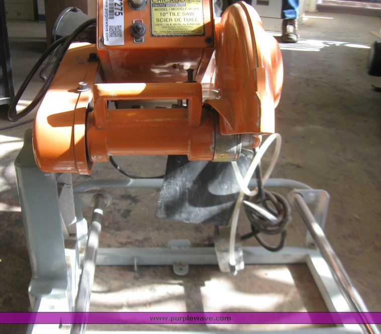 image for item 7275 Chicago Electric 10" tile saw