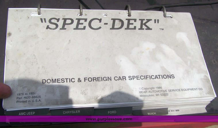 image for item 8509 Bear 40902 diagnostic machine