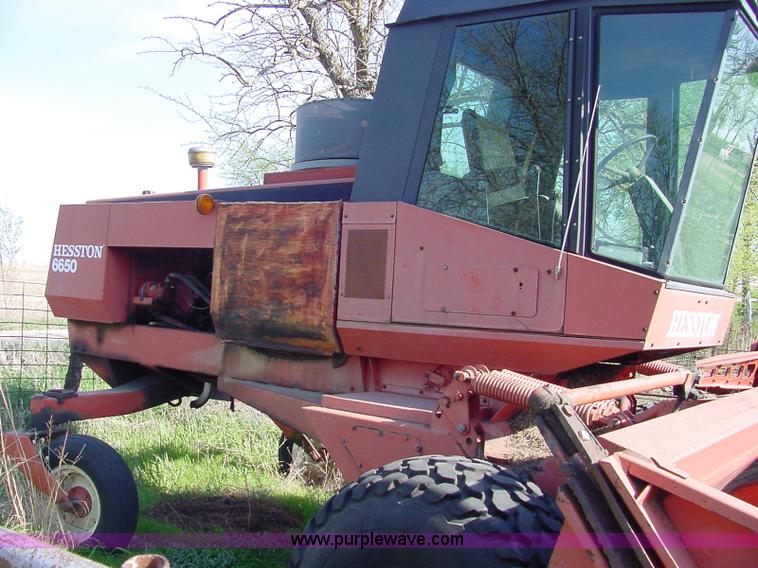 image for item 1011 Hesston 6650 swather