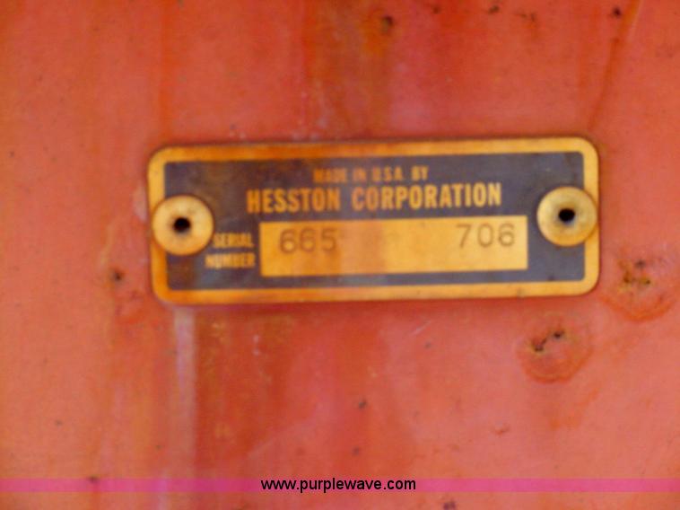 image for item 1011 Hesston 6650 swather