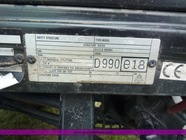 image for item 1802 2007 New Holland TL90A tractor