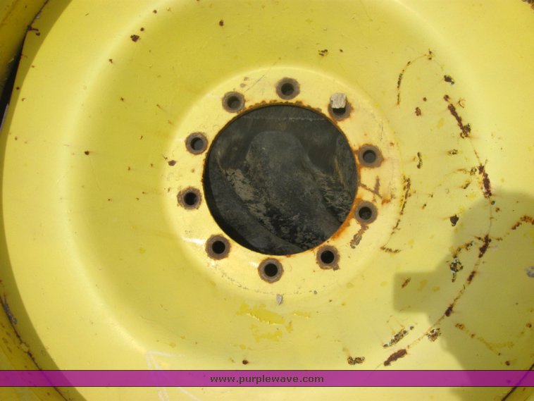 image for item 2137 (2) used tractor tires with hubs