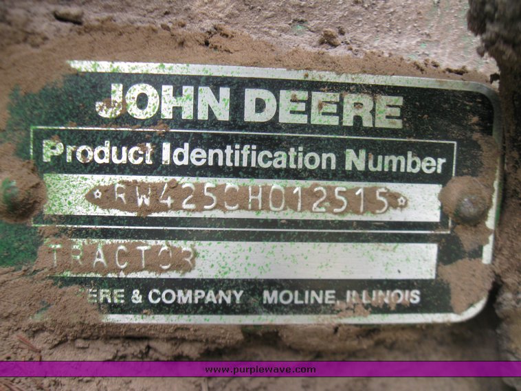 image for item 2354 1987 John Deere 4250 tractor