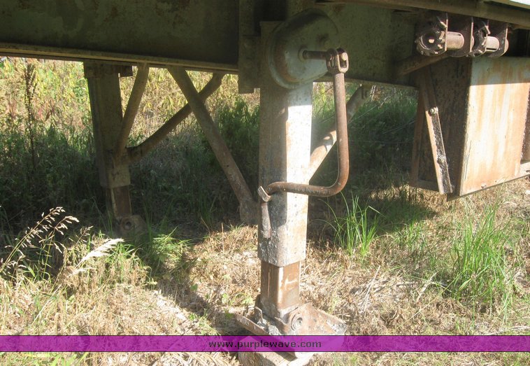 image for item 2421 1981 Fruehauf 42' flat bed semi trailer