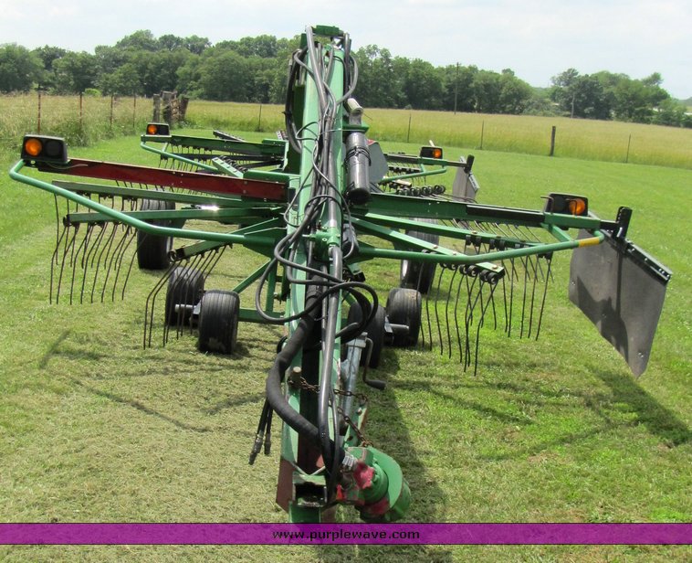 image for item 3357 Two Victor rotary rakes with double rake hitch