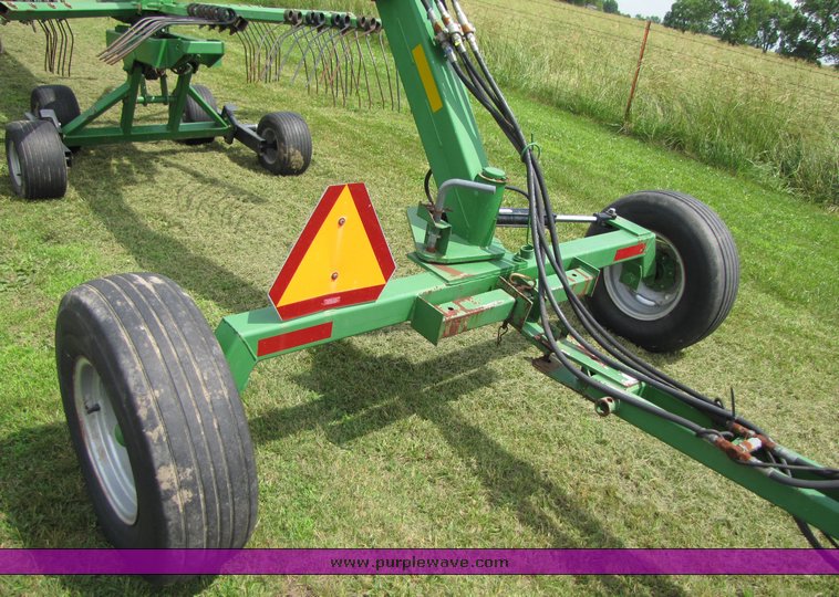 image for item 3357 Two Victor rotary rakes with double rake hitch