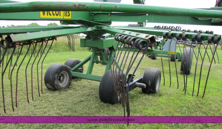 image for item 3357 Two Victor rotary rakes with double rake hitch