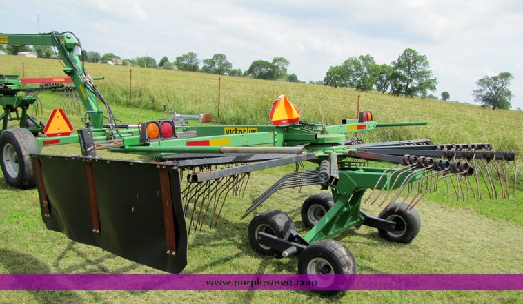 image for item 3357 Two Victor rotary rakes with double rake hitch