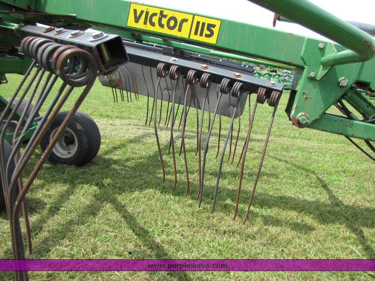image for item 3357 Two Victor rotary rakes with double rake hitch