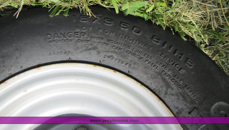 image for item 3357 Two Victor rotary rakes with double rake hitch