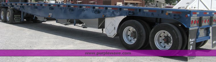 image for item 5015 1999 Western Trailers 45' flat bed hopper trailer