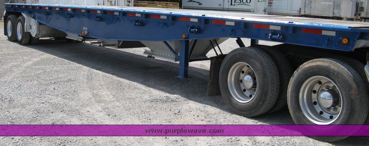 image for item 5015 1999 Western Trailers 45' flat bed hopper trailer