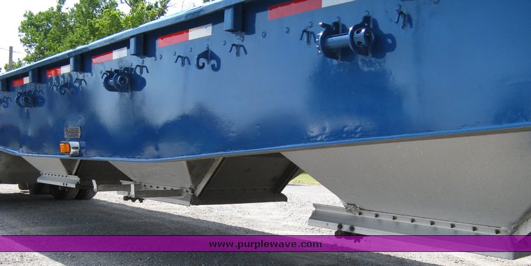 image for item 5015 1999 Western Trailers 45' flat bed hopper trailer