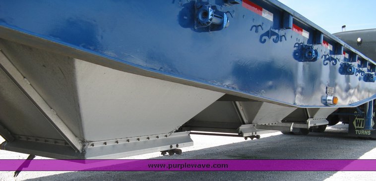 image for item 5015 1999 Western Trailers 45' flat bed hopper trailer