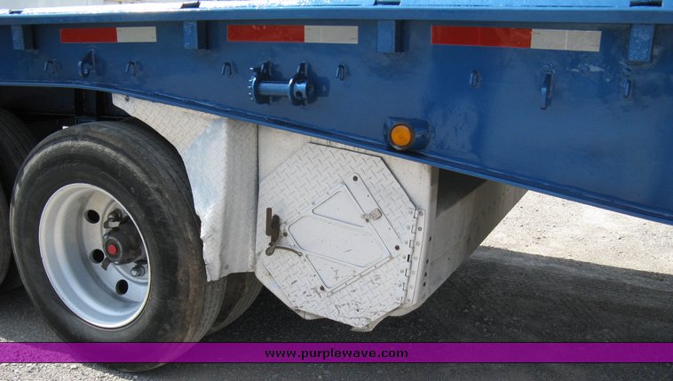 image for item 5015 1999 Western Trailers 45' flat bed hopper trailer