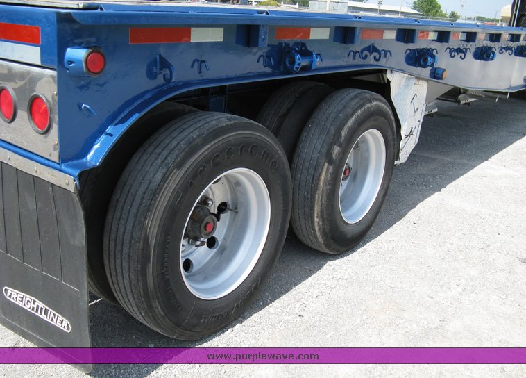 image for item 5015 1999 Western Trailers 45' flat bed hopper trailer